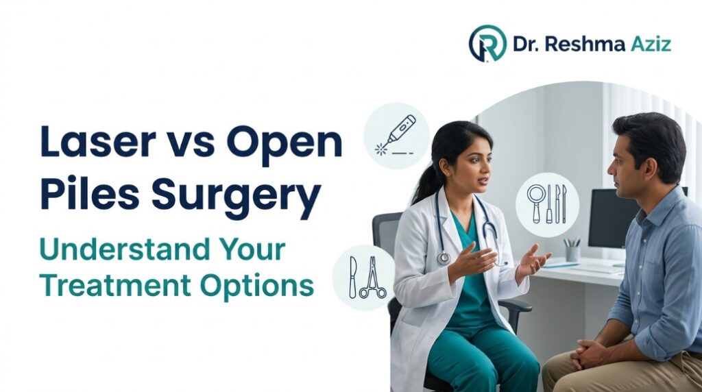laser vs open piles surgery